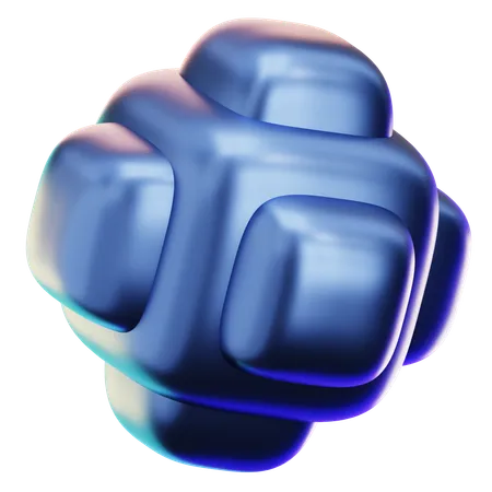 Forma abstracta  3D Icon