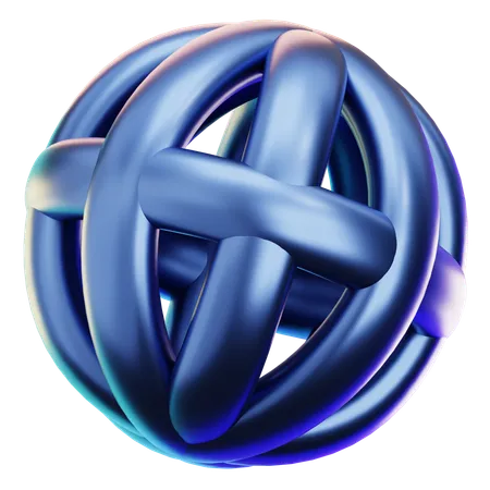 Forma abstracta  3D Icon