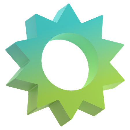 Forma abstracta  3D Icon