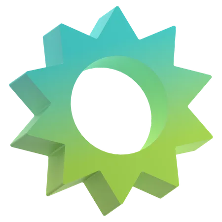 Forma abstracta  3D Icon