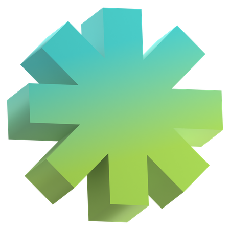 Forma abstracta  3D Icon