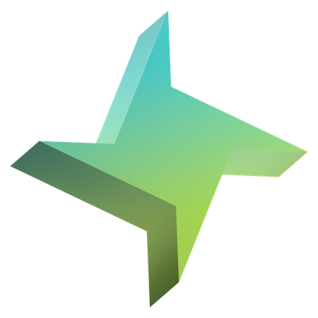 Forma abstracta  3D Icon