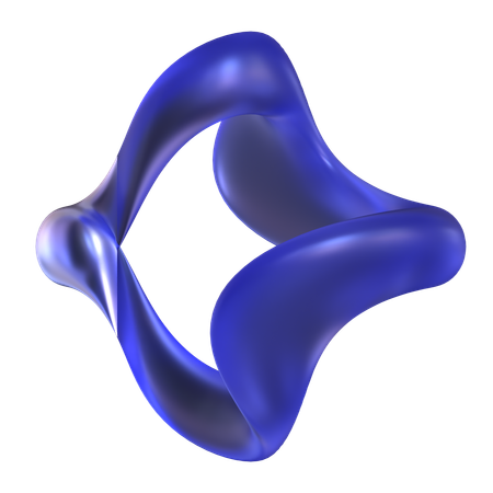 Forma abstracta  3D Icon