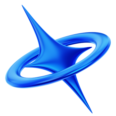 Forma abstracta  3D Icon