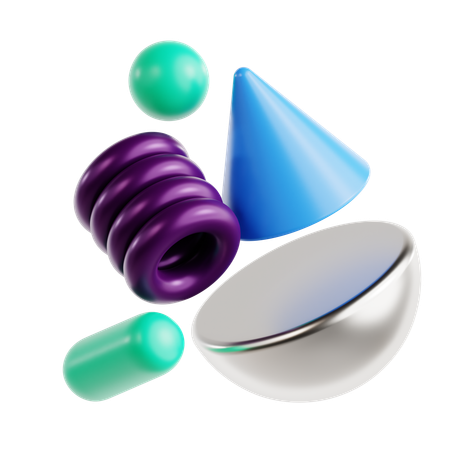 Forma abstracta  3D Icon