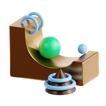 Forma abstracta  3D Icon