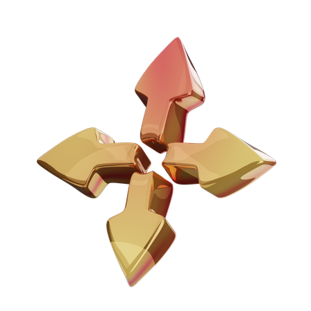 Forma abstracta  3D Icon