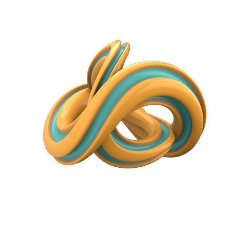 Forma abstracta  3D Icon