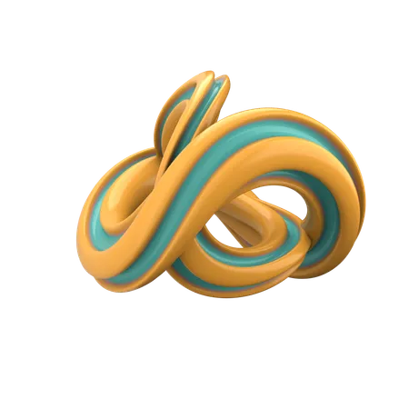 Forma abstracta  3D Icon