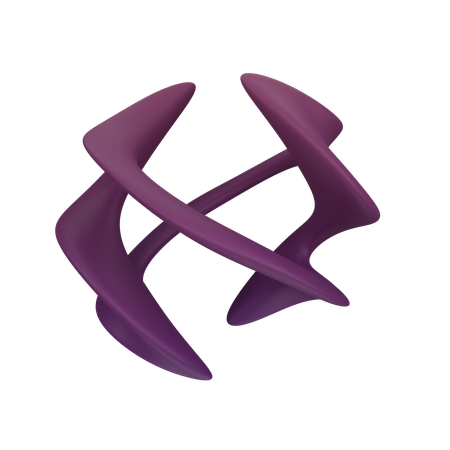 Forma abstracta  3D Icon