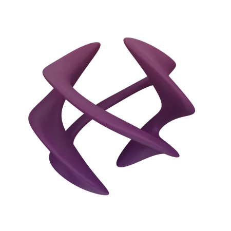 Forma abstracta  3D Icon