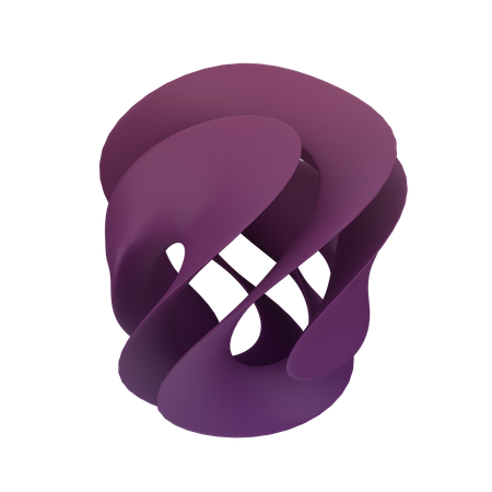 Forma abstracta  3D Icon