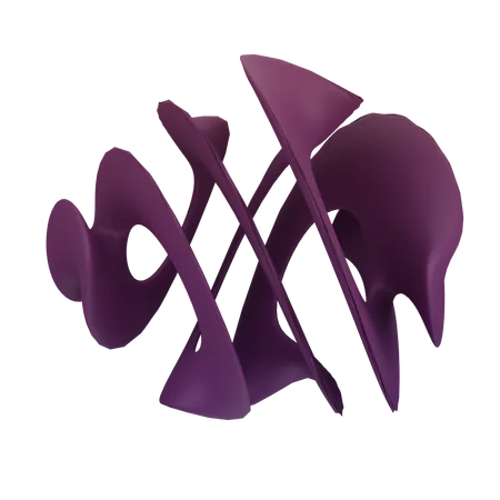 Forma abstracta  3D Icon