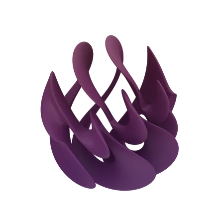 Forma abstracta  3D Icon