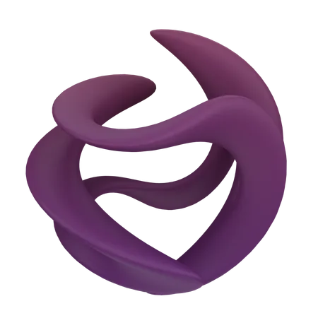 Forma abstracta  3D Icon