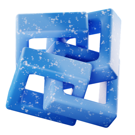 Forma abstracta  3D Icon