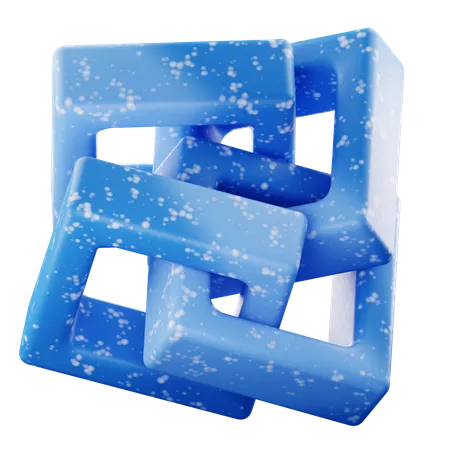 Forma abstracta  3D Icon