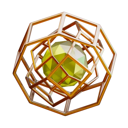 Forma abstracta  3D Icon