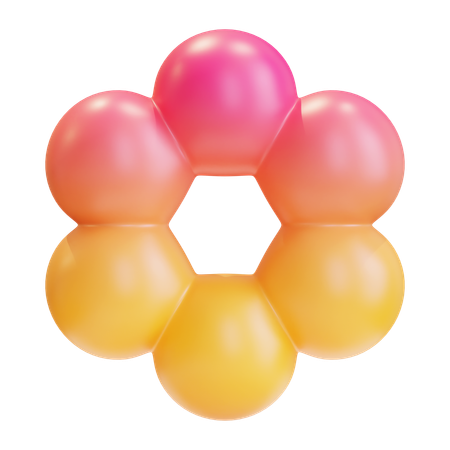 Forma abstracta  3D Icon