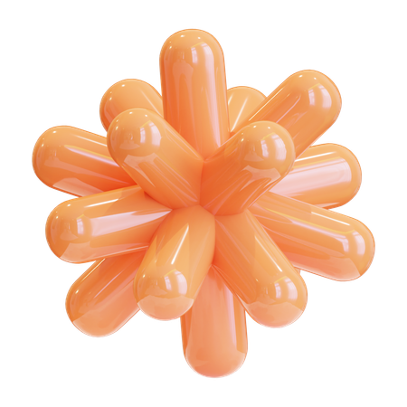 Forma abstracta  3D Icon