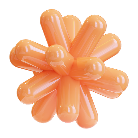 Forma abstracta  3D Icon