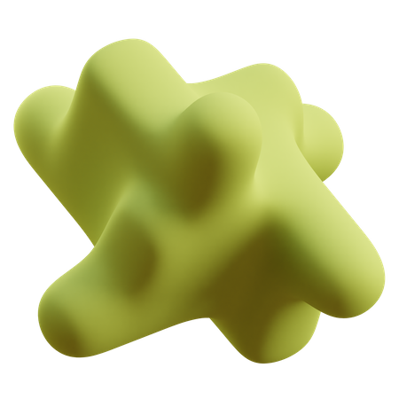 Forma abstracta  3D Icon