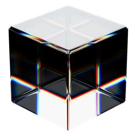 Forma abstracta cuadrada  3D Icon