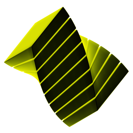 Forma abstracta de cubo  3D Icon