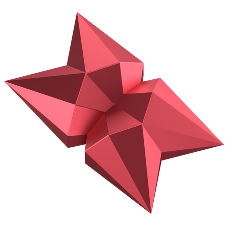 Forma abstracta de diamante  3D Icon