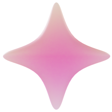 Forma abstracta de estrella  3D Icon