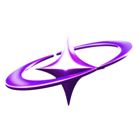 Forma abstracta de estrella  3D Icon