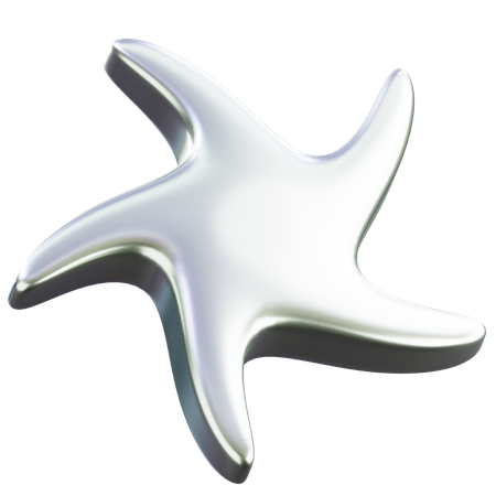 Forma abstracta de estrella  3D Icon