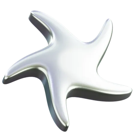 Forma abstracta de estrella  3D Icon