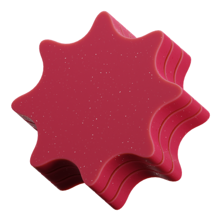 Forma abstracta de estrella  3D Icon