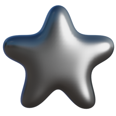 Forma abstracta de estrella  3D Icon