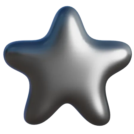 Forma abstracta de estrella  3D Icon