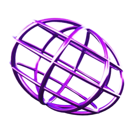 Forma abstracta de la tierra  3D Icon