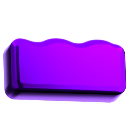 Forma abstracta de onda  3D Icon