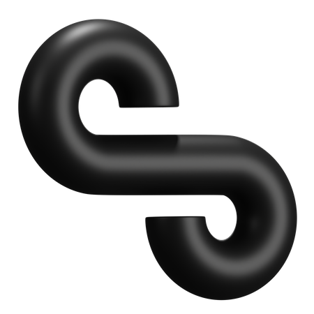 Forma abstracta infinita  3D Icon