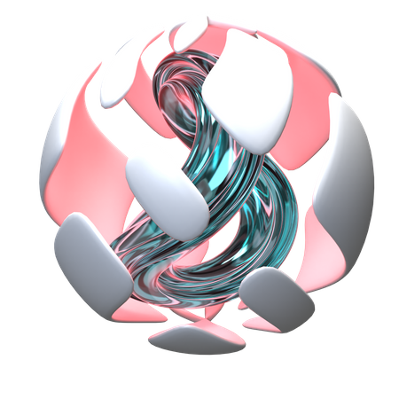 Forma abstracta infinita  3D Icon