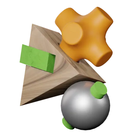 Forma Abstrata  3D Icon