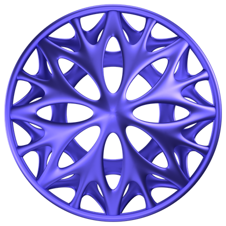 Forma abstrata de bola  3D Icon