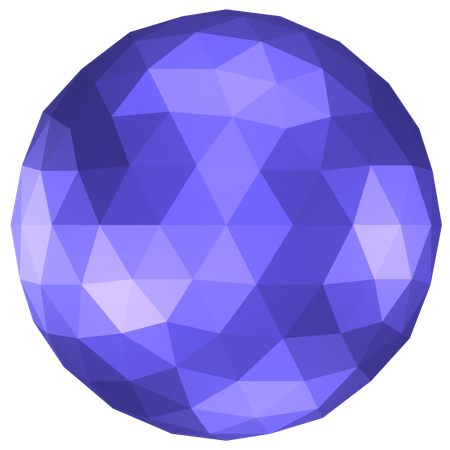 Forma abstrata de bola  3D Icon