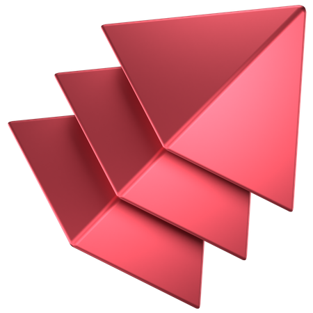 Forma abstrata de cone  3D Icon