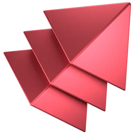 Forma abstrata de cone  3D Icon