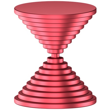 Forma abstrata de cone circular  3D Icon