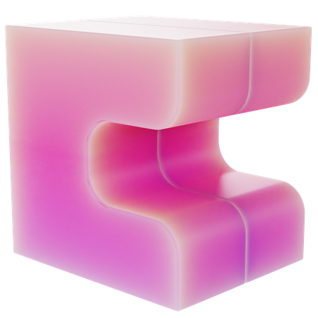 Forma abstrata de cubo  3D Icon