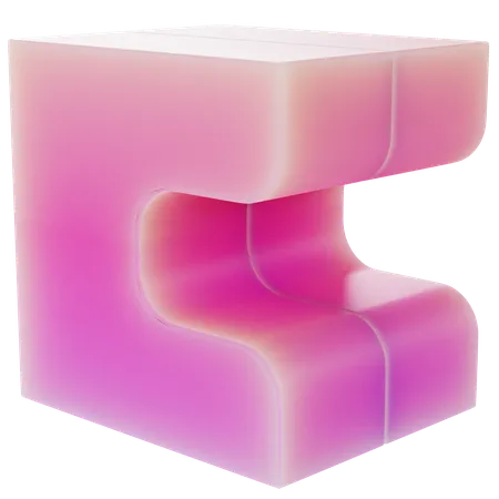 Forma abstrata de cubo  3D Icon