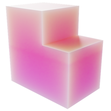 Forma abstrata de cubo  3D Icon