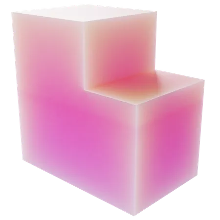 Forma abstrata de cubo  3D Icon